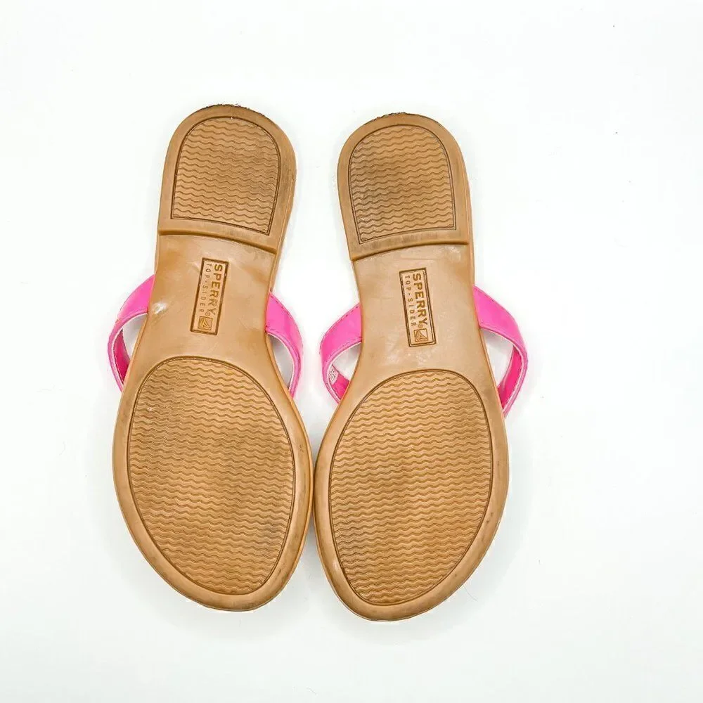 Sperry Girl's Pink/Gold Sandals, Size 1